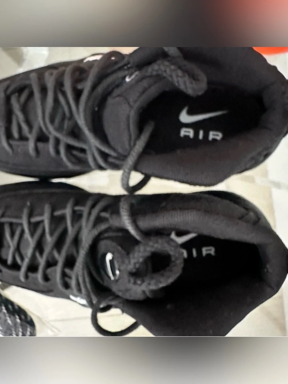 Stussy x Nike Air Penny 2 Black Sneakers SZ 6M 7.5W Athleisure NWOT Retail $200